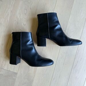 ATP atelier black ankle boots 39 new made in Italy Italian